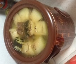 陈年萝卜干煲冬瓜汤的做法