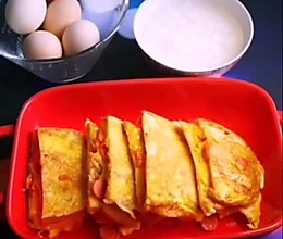 #美食视频挑战赛# 10分钟快手早餐~火腿芝士三明治的做法