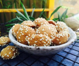芝麻杏仁小饼的做法