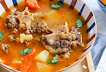 番茄牛尾骨汤【宝宝辅食】的做法