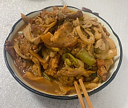 肉炒蘑菇的做法