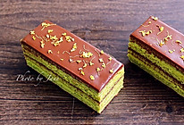 抹茶歌剧院（超详细制作步骤）的做法