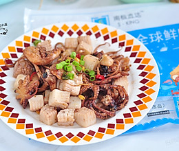 小章鱼炒魔芋的做法
