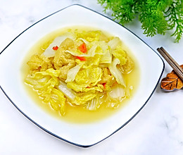 #餐桌上的春日限定#豆腐泡娃娃菜，简单上手低脂菜。的做法