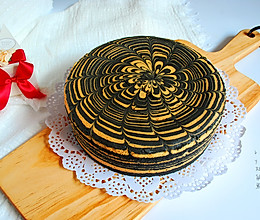 拉花斑马纹戚风的做法