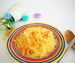 #冰箱剩余食材大改造#炒土豆丝的做法