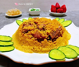 #餐桌上的春日限定#小米蒸排骨的做法