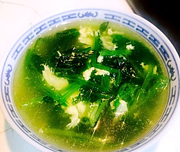 菠菜鸡蛋汤的做法
