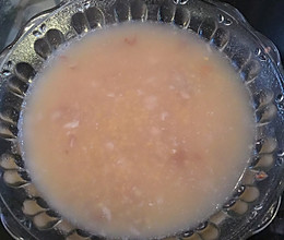 花生玉米渣粥的做法