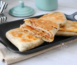 #少盐饮食 轻松生活#  【懒人版香酥烙饼】的做法