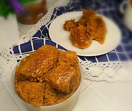 大米制作Q软黑糖发糕的做法