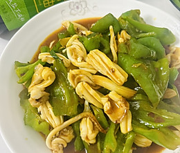 #李锦记X豆果 夏日轻食美味榜#辣椒炒鱿鱼的做法