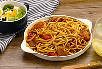 酸甜小番茄培根意面｜太阳猫早餐的做法