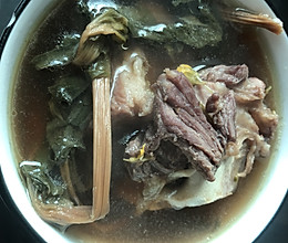 骨筒菜干汤的做法