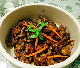 烧烤酱炒牛肉的做法