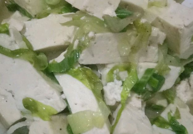 生菜豆腐的做法