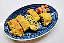 早餐虾仁蛋卷的做法