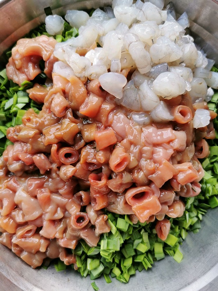 海肠饺子的做法