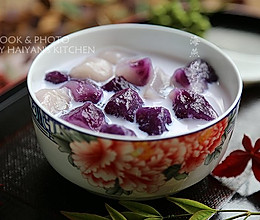 夏天女人最爱的美白润肤糖水-【紫薯牛奶鲜】的做法