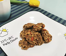 自制微波炉燕麦小饼干的做法