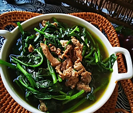 #营养小食光#瘦肉上汤一点红的做法