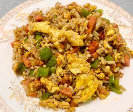 咖喱炒饭的做法