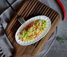 清炒圆白菜#中式减脂餐#的做法