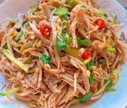 凉拌鸡胸肉丝的做法
