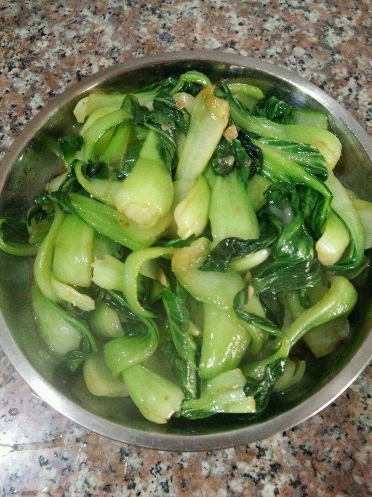 清炒上海青的做法