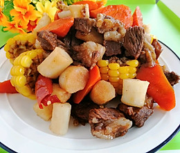 #下饭红烧菜#红烧羊肉玉米山药的做法