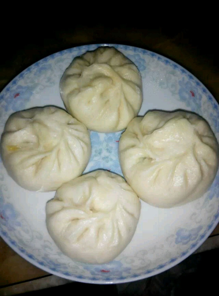 腐乳白菜素包子的做法