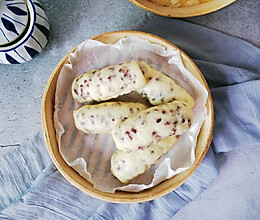 #童年不同样，美食有花样#玉米面蜜豆卷的做法