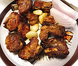 空气炸锅食谱-孜然烤羊排的做法