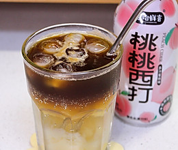 #玩心出道丨夏日DIY玩心潮饮挑战赛#桃桃美式的做法