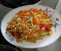 流泪全素焖意大利面的做法