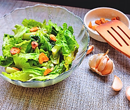 蒜味生菜的做法