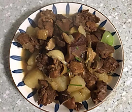 土豆炖鸡肉（土鸡版）的做法