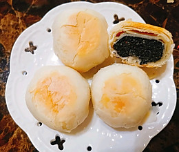 黑芝麻酥饼的做法