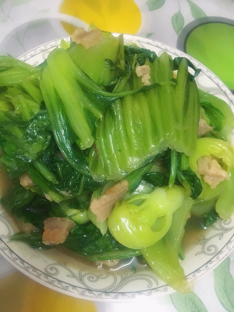 清炒芥菜的做法