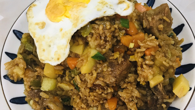 电饭锅版排骨糯米饭（超级简单方便）的做法