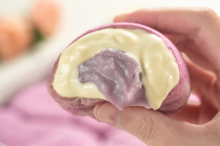 —爆浆芋泥糯米糍的做法