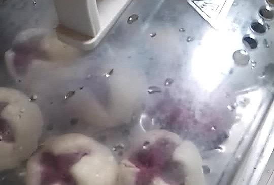 开口笑（紫薯）馒头的做法