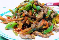 孜然炒肉夹馍的做法
