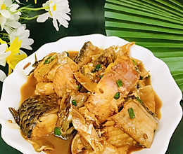 #中小学生做饭指南#黄豆酱焖鱼的做法