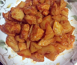 菠萝鸡块的做法