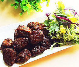 极品黑椒牛肉粒#德国miji爱心菜#的做法
