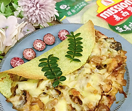 #节日美味就这么简单#照烧鸡腿芝士卷饼的做法