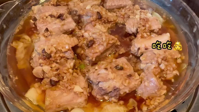 豉汁蒜泥蒸排骨的做法