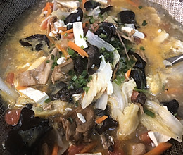 2、减脂菜——酸辣山珍菌汤的做法