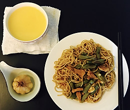 扁豆焖面的做法